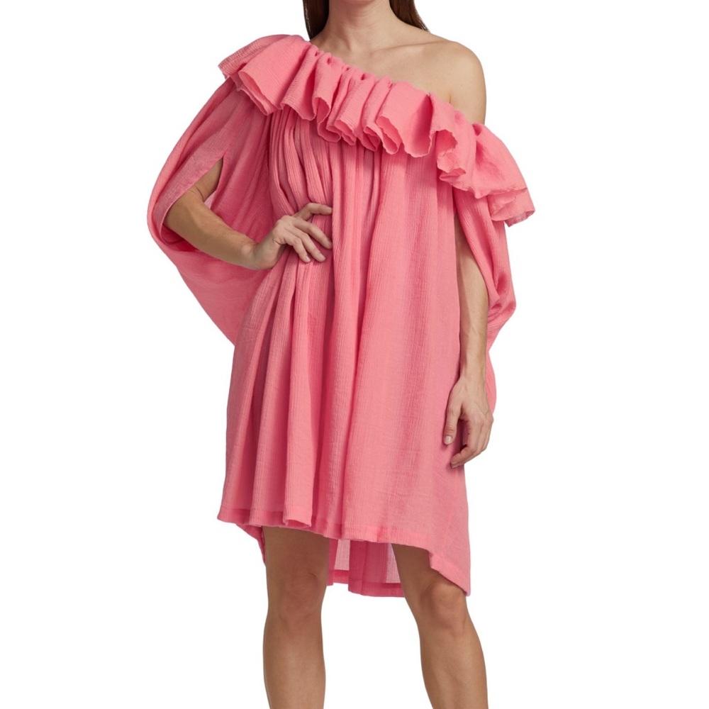 3.1 Phillip Lim Ruffle Off-The-Shoulder Shift Dress